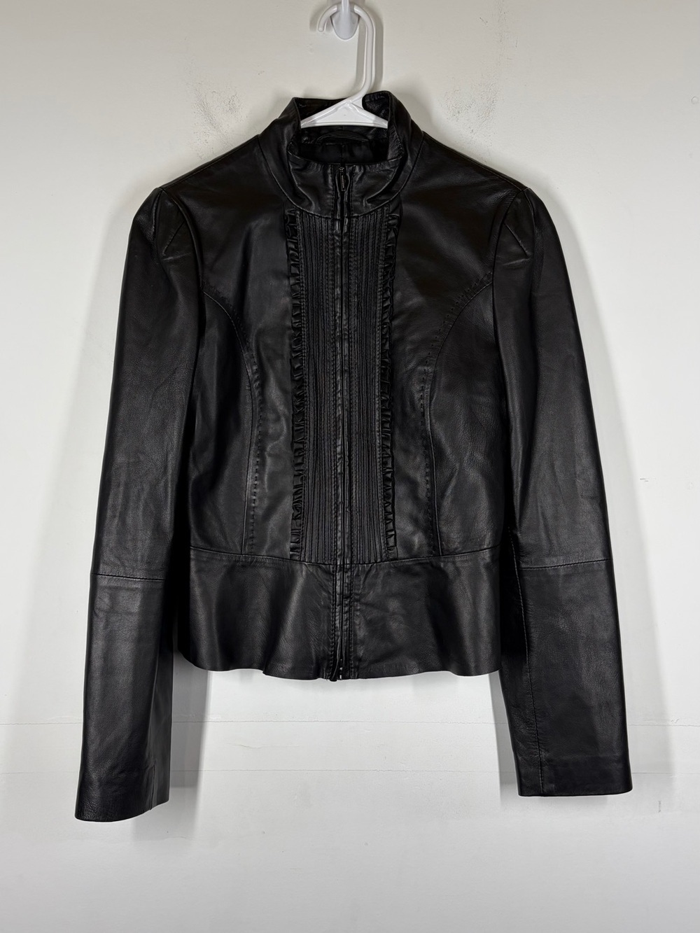 MaxMara Weekend Faux Leather Jacket Size US 6